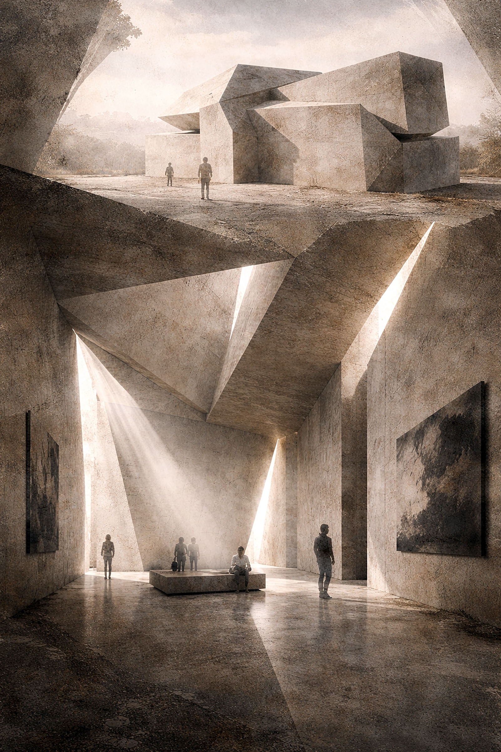 Monolith for Light — atmosphere and massing (01)